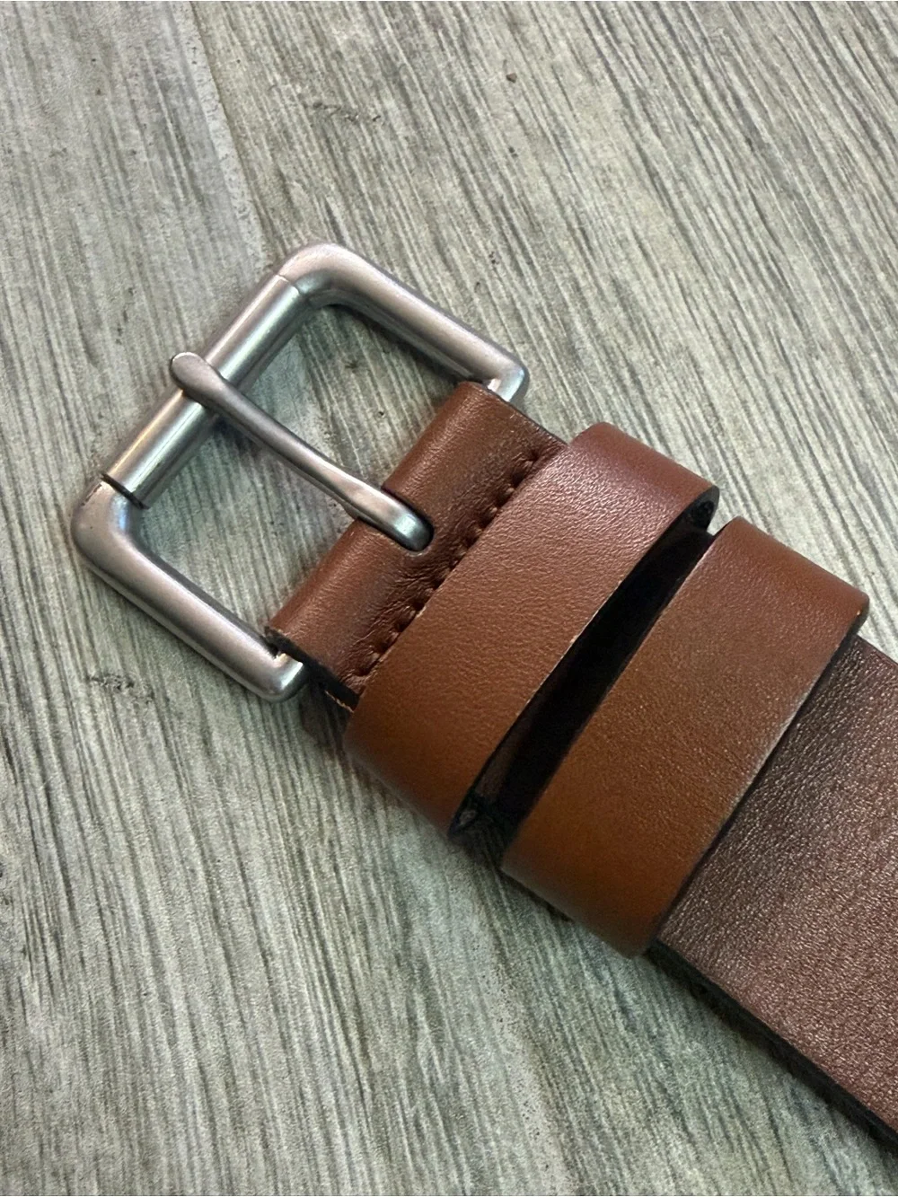 Polo Ralph Lauren Leather Belt Brown 125 Cm Mens Size 50 EUC